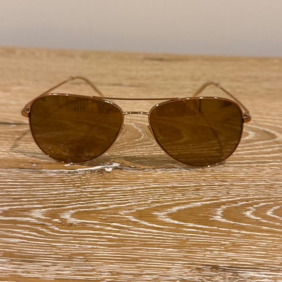 Oliver Peoples Kannon Sunglasses Rose gold brown lens main image 8